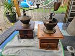 2 antieke koffie molens, Ophalen