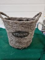 bloempot mand welkom, Tuin en Terras, Bloempotten, Ophalen of Verzenden, 'T Olde Gre-j, Info@toldegrej.nl, Endepoelstraat 20f Didam