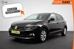 Volkswagen Polo 1.0 TSI DSG Highline Plus 116 Pk | Navigatie, Auto's, Stof, Gebruikt, Zwart, 1095 kg