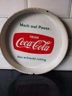 Duits Coca-Cola emaille dienblad, Rond, Ophalen of Verzenden, Metaal, Zo goed als nieuw