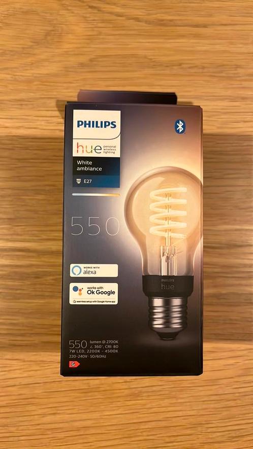 Philips Hue A60 filament (nieuw), Huis en Inrichting, Lampen | Losse lampen, Nieuw, Led-lamp, Ophalen of Verzenden