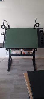 Mooie, grote, uitgebreide tekentafel, Hobby en Vrije tijd, Ophalen of Verzenden, Zo goed als nieuw