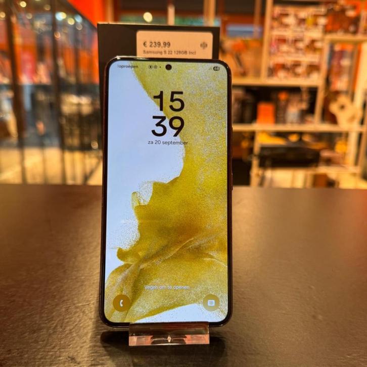 Samsung S 22 128GB Incl Garantie, Telecommunicatie, Mobiele telefoons | Samsung, Zo goed als nieuw