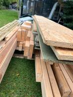 Hout (SLS geschaafd vuren) - Diverse Afmetingen, Doe-het-zelf en Verbouw, Hout en Planken, Gebruikt, 25 tot 50 mm, Overige typen