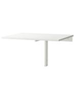 Ikea muur tafel norberg, Huis en Inrichting, Tafels | Eettafels, Ophalen, Zo goed als nieuw, Rechthoekig, 50 tot 100 cm
