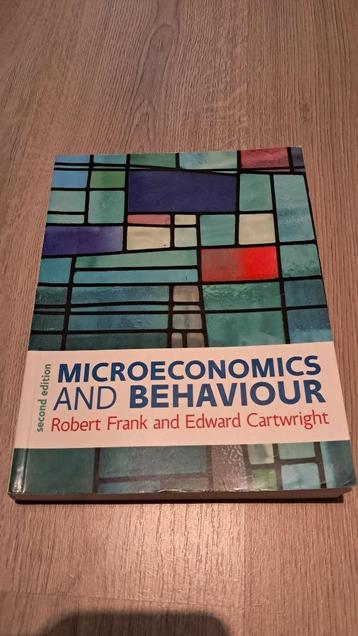 Microeconomics and Behavior, econometrie studieboek beschikbaar voor biedingen