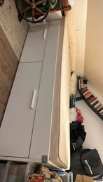 Ikea Brimnes bed met 4 lades 140X200, Ophalen, Gebruikt, Wit, Tweepersoons