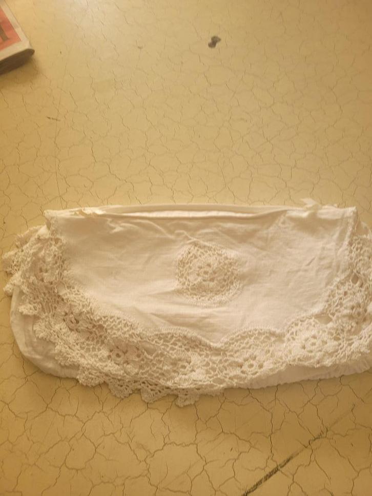 Zeer oude hand gemaakt hoes voor tissue doos, Antiek en Kunst, Curiosa en Brocante, Ophalen of Verzenden