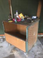 WERKBANK OP WIELEN, Doe-het-zelf en Verbouw, Werkbanken, Ophalen, Gebruikt, 70 tot 120 cm