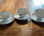 3 theekoppen met schotel Krautheim selb Bavaria, Antiek en Kunst, Antiek | Servies los, Ophalen