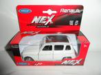 Welly - Renault 4 (wit) 1:36, Ophalen of Verzenden, Nieuw, Auto