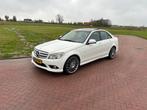 Mercedes-Benz C320 CDI Sedan AUT 4Matic 2008 Wit, Euro 5, Leder en Stof, Origineel Nederlands, Bedrijf