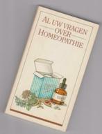 Al uw vragen over Homeopathie, Boeken, Studieboeken en Cursussen, Robbert Bos, Zo goed als nieuw, Beta, HBO