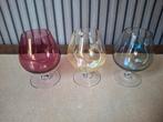 Gekleurde Cognac Glazen, Ophalen of Verzenden, Zo goed als nieuw, Overige typen