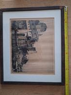 Oude prent in lijst, Antiek en Kunst, Kunst | Etsen en Gravures, Ophalen of Verzenden