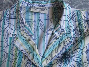 mooie blouse kortemouw SENSIA maat 42 beschikbaar voor biedingen