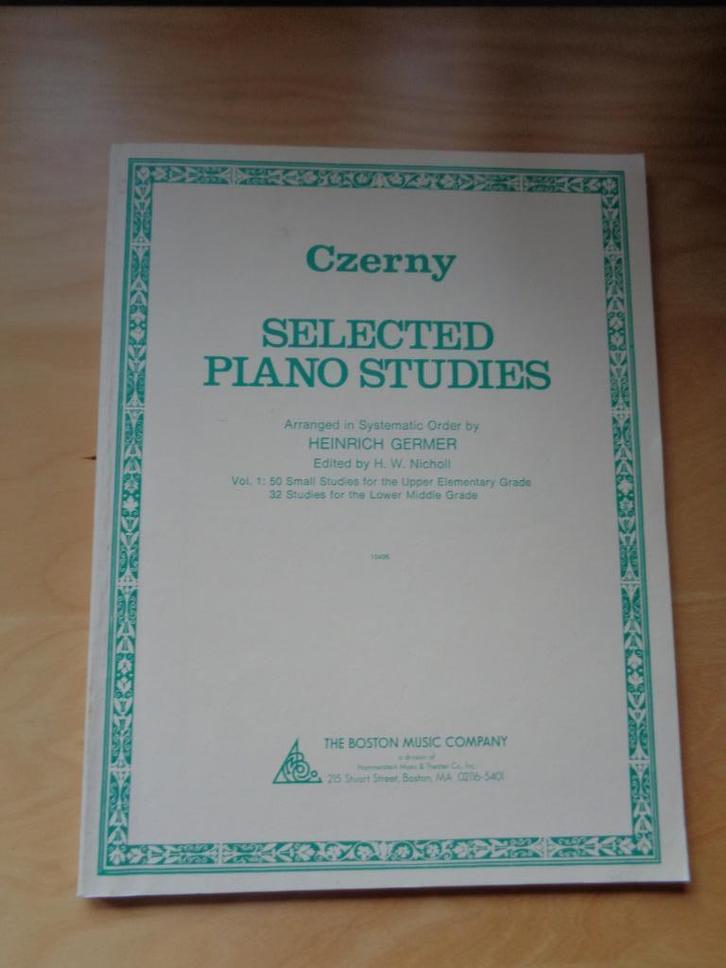 Czerny – Selected Piano Studies, Muziek en Instrumenten, Bladmuziek, Gebruikt, Artiest of Componist, Klassiek, Piano, Orgel, Ophalen of Verzenden