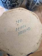 4 delfs blouwe vasen.   2 groten en 2 smalle, Hobby en Vrije tijd, Pottenbakken, Ophalen of Verzenden, Gebruikt