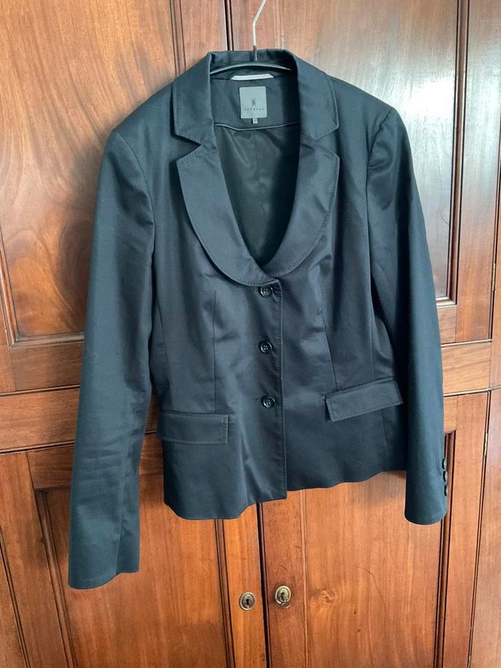 Xandres jasje zwart katoen 38-40 nieuw, Kleding | Dames, Jasjes, Kostuums en Pakken, Nieuw, Jasje, Maat 38/40 (M), Zwart, Verzenden