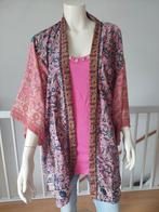 Kimono nieuw Ibiza Boho Maat L -XL roze - blauw - turquoise, Ophalen of Verzenden, Zo goed als nieuw, Maat 46/48 (XL) of groter
