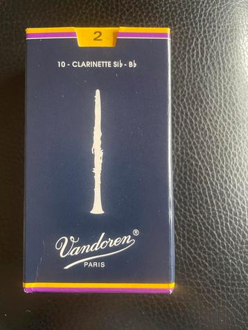 Vandoren Klarinet Rietjes - Nr. 2 - 10 stuks beschikbaar voor biedingen