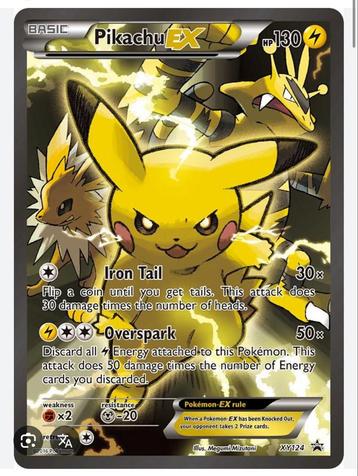 OPZOEK naar pikachu EX XY124 en Generations beschikbaar voor biedingen