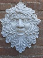 Green man wanddecoratie betonnen beeld tuinbeeld beton, Tuin en Terras, Ophalen of Verzenden, Nieuw