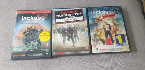 Te koop dvds Jackass en Steve -o, Cd's en Dvd's, Dvd's | Komedie, Zo goed als nieuw, Alle leeftijden, Ophalen of Verzenden