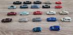 N-spoor, set van 22 auto's diverse merken en diverse kleuren, Hobby en Vrije tijd, Modeltreinen | N-Spoor, Overige merken, Gelijkstroom of Wisselstroom