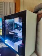 witte zwart rgb game pc waterkoeling, Computers en Software, Desktop Pc's, ., Ophalen of Verzenden, Zo goed als nieuw, SSD