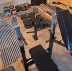 Fitness spullen/Halterstangen/Dumbbells/Gewichten/Bankjes, Ophalen, Zo goed als nieuw, Benen