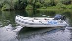 Quicksilver 340 airdeck met yamaha 15pk, Watersport en Boten, Rubberboten, Ophalen, Zo goed als nieuw, Benzine, Minder dan 70 pk