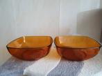 2 glazen grote Duralex schalen..jaren 70, Antiek en Kunst, Ophalen