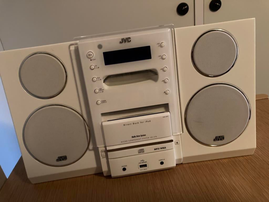 JVC SP-UXLP6 Speakerset - Perfecte geluidskwaliteit, Ophalen, Gebruikt, JVC, Minder dan 60 watt