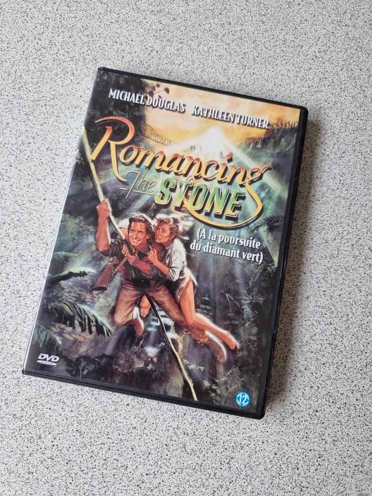 Romancing the Stone * DVD - Avontuur en Romantiek - classic!, Cd's en Dvd's, Dvd's | Avontuur, Zo goed als nieuw, Vanaf 12 jaar