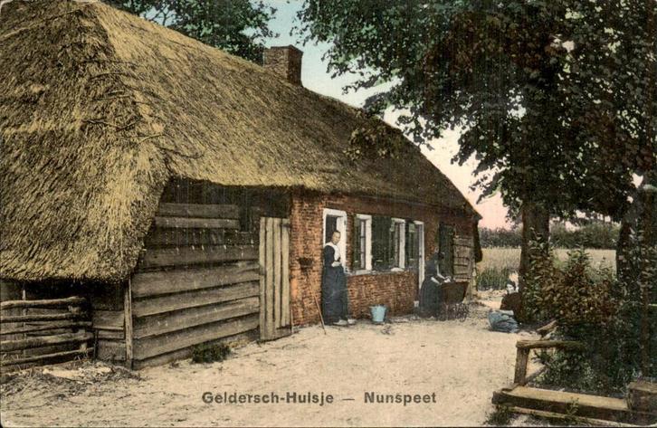 Nunspeet - Geldersch-Huisje, Verzamelen, Ansichtkaarten | Nederland, Ongelopen, Gelderland, 1960 tot 1980, Ophalen of Verzenden