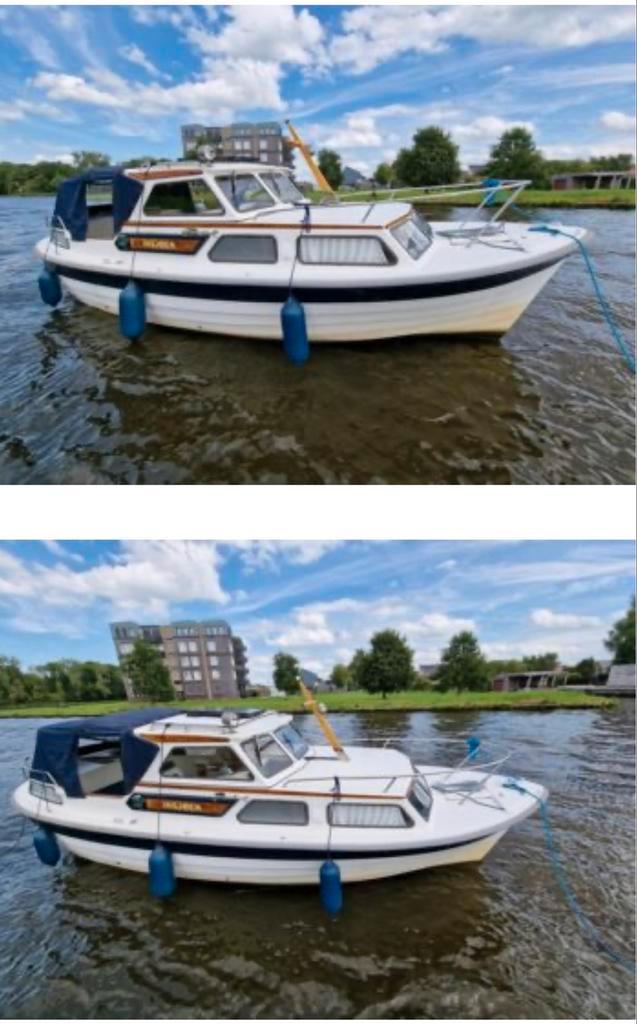 Saga 27 ac eventueel inclusief buitenstalling!, Watersport en Boten, Motorboten en Motorjachten, Gebruikt, Polyester, 6 tot 9 meter