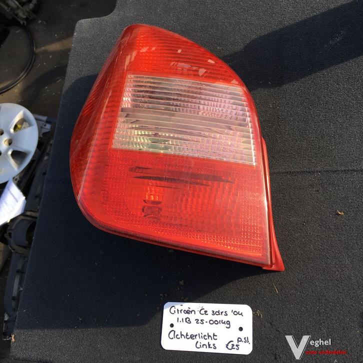 Citroen C2 3drs 1.1 Benzine 2004 2500149 Achterlicht Links, Auto-onderdelen, Verlichting, Gebruikt, Ophalen of Verzenden