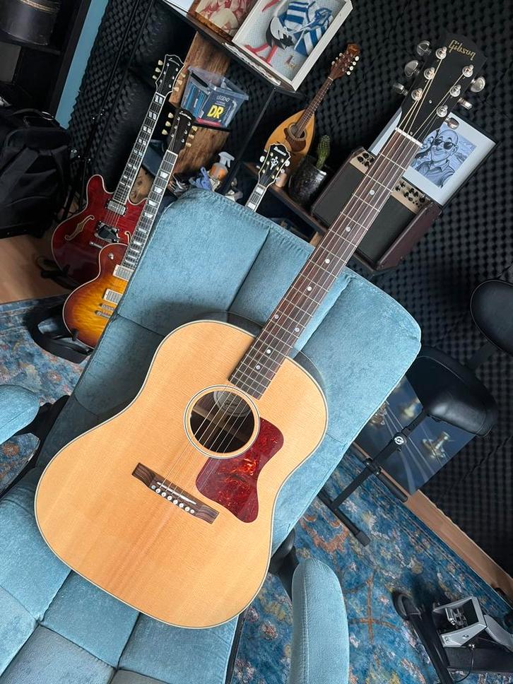 Gibson J29 Spruce rosewood 2014, Muziek en Instrumenten, Snaarinstrumenten | Gitaren | Akoestisch, Zo goed als nieuw, Western- of Steelstringgitaar