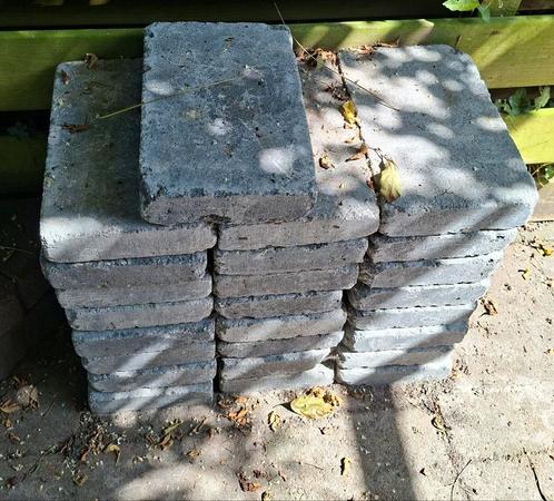 25 stuks getrommelde Abbeystones grijs 20x30 cm, Tuin en Terras, Tegels en Klinkers, Nieuw, Terrastegels, Beton, Minder dan 5 m²