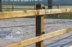 Opschroef omheining hout, Rijbak, Weide afrastering, Paddock, Weidegang, Sales@veldomheiningen.nl, Schaijk, 4 paarden of pony's of meer