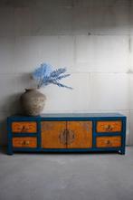 Kleurrijk Dressoir Werelds Oosters Meubel Chinese Kast Uniek, Uniek Werelds Boho Stoer Vintage Style Kleurrijk Oosters Ibiza, 150 tot 200 cm