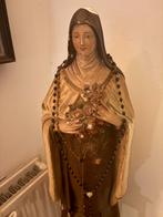 Antiek heiligenbeeld, 90 cm, Antiek en Kunst, Antiek | Religie, Ophalen