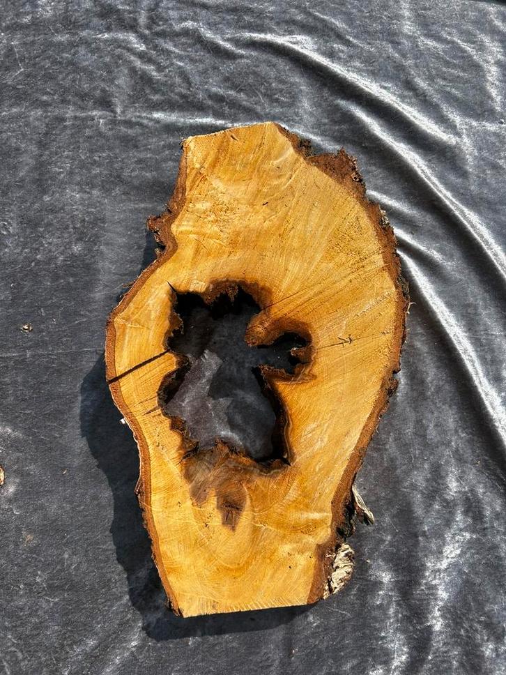 Epoxy mal ! Boomstam schijf, Hobby en Vrije tijd, Knutselen, Materiaal, Ophalen of Verzenden