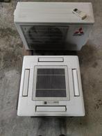 Mitsubishi Electric 2,5kW cassette inverter airco warmtepomp, Witgoed en Apparatuur, Airco's, 60 tot 100 m³, Afstandsbediening
