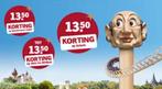 2 Efteling entreekaarten laagseizoen, Tickets en Kaartjes, Twee personen, Ticket of Toegangskaart
