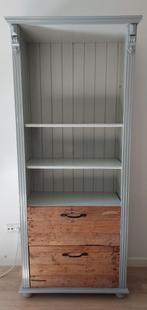 Vintage Boekenkast, Huis en Inrichting, Kasten | Boekenkasten, Ophalen, 50 tot 100 cm, Zo goed als nieuw, Met lade(s)