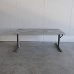 Gispen Slinger zit-zit bureau - H63-83cm - 160x80cm - BR86, Gebruikt, -, -, In hoogte verstelbaar