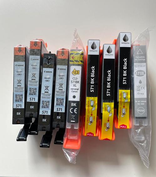 Canon inktcartridges CLI-571 zwart (10 stuks), Computers en Software, Printerbenodigdheden, Nieuw, Cartridge, Ophalen of Verzenden