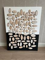 Abstract 3D Schilderij - Hout & Canvas 60x80cm, Ophalen